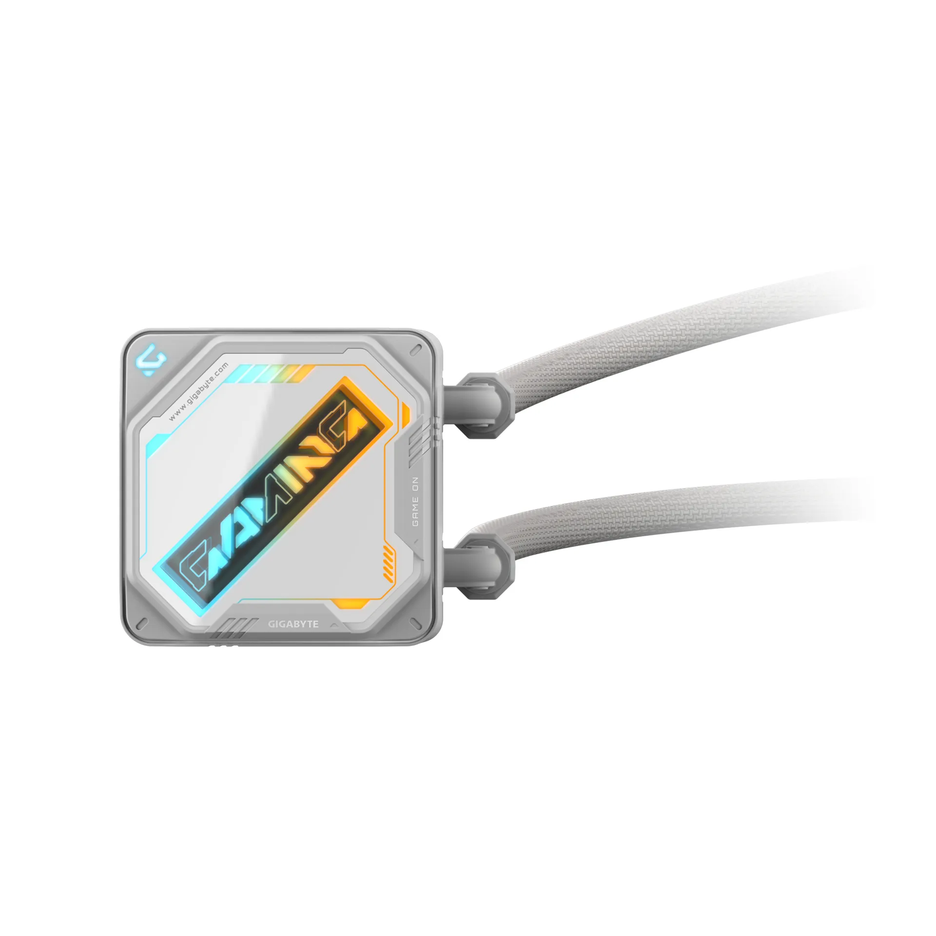 GIGABYTE GAMING 360 ICE Flüssigkeitskühler für CPU - 3x120 mm ARGB-Lüfter, Schiebe-Verriegelungsmechanismus, DAISY-CHAIN, Kompatibel mit Intel LGA 1851 und AMD AM5 – Bild 2