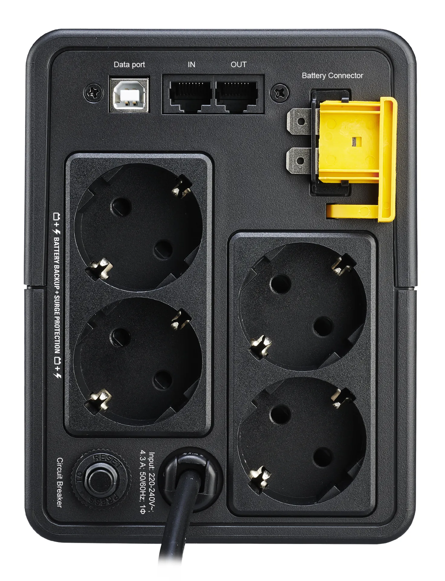 APC Back-UPS 950 VA, 230 V, AVR, 4 Schuko Ausgänge – Bild 2