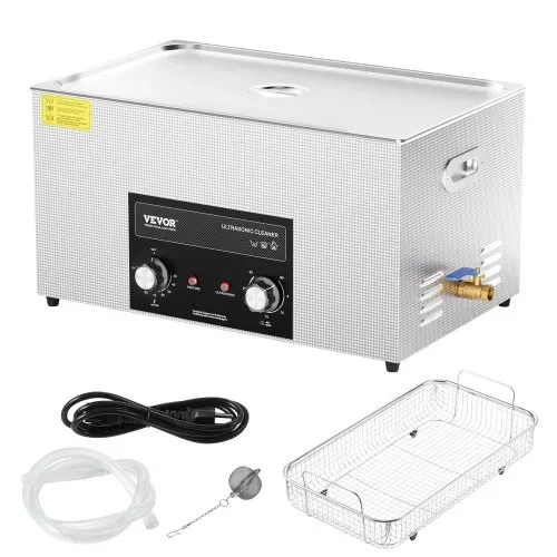 VEVOR 22 L Ultraschallreiniger mit Heiztimer & Korb professionelle digitale Schallkavitationsmaschine, 480 W Reinigungsmaschine für Laborwerkzeuge Metallteile Vergaser Messing Autoteile Motorteile – Bild 8