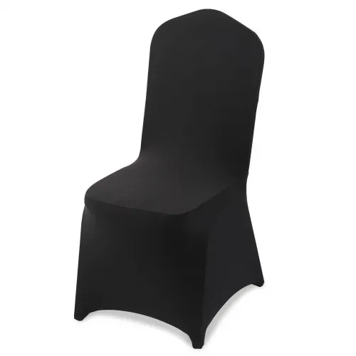 VEVOR Stuhlhussen Stuhlbezug 150 Stk. waschbarer & abnehmbarer Stuhlüberzug aus Polyester-Spandex für Hochzeitsfeiern Esszimmerbankette Restaurant, passend für Stühle (51 x 45 x 95 cm) Schwarz VEVOR Stuhlhussen Stuhlbezug 150 Stk. waschbarer & abnehmbarer Stuhlüberzug aus Polyester-Spandex für Hochzeitsfeiern Esszimmerbankette Restaurant, passend für Stühle (51 x 45 x 95 cm) Schwarz