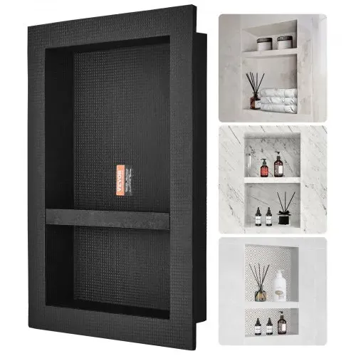 VEVOR Wandnische 10×40,64×60,96cm Duschnische Nische Befliesbar Doppellagig Wasserdicht Nischeneinbau Rückwandmaterial (XPS, Holz, Zement) Geeignet für Badezimmer Schlafzimmer Arbeitszimmer VEVOR Wandnische 10×40,64×60,96cm Duschnische Nische Befliesbar Doppellagig Wasserdicht Nischeneinbau Rückwandmaterial (XPS, Holz, Zement) Geeignet für Badezimmer Schlafzimmer Arbeitszimmer