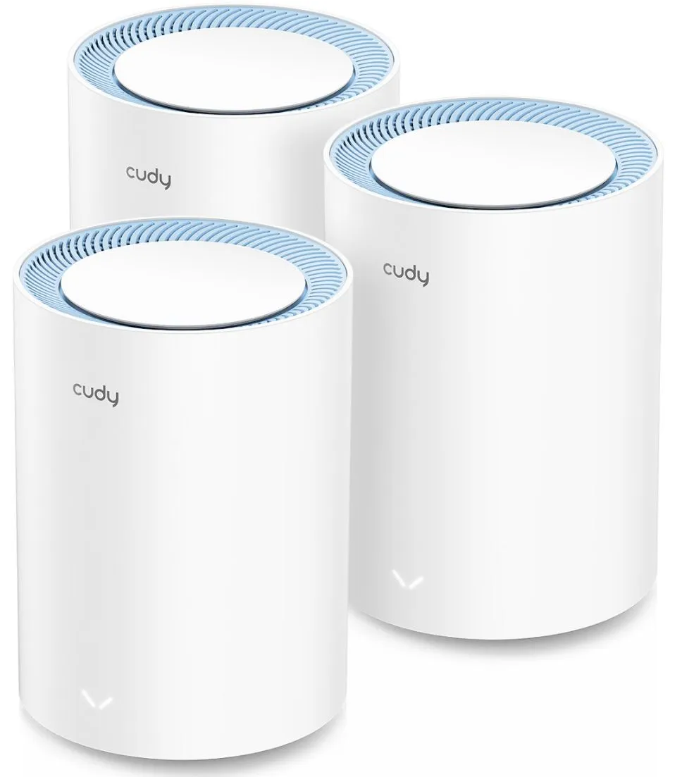 Cudy AC1200 Wi-Fi Mesh Solution, M1200(3-Pack) Cudy AC1200 Wi-Fi Mesh Solution, M1200(3-Pack)
