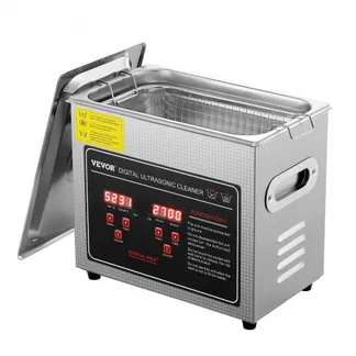 VEVOR Ultraschallreiniger Ultraschall Edelstahl-Reinigungsgerät 150 W, 3 L Ultraschallreinigungsgerät mit Digitaler Anzeige 0-30 Min, Reinigung Ultraschall für Schmuck, Brillen, Uhren usw. VEVOR Ultraschallreiniger Ultraschall Edelstahl-Reinigungsgerät 150 W, 3 L Ultraschallreinigungsgerät mit Digitaler Anzeige 0-30 Min, Reinigung Ultraschall für Schmuck, Brillen, Uhren usw.