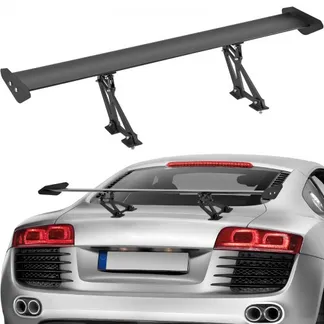 VEVOR GT Wing Autospoiler, 43,3 Zoll Universalspoiler mit Einzeldeck, verstellbares leichtes Aluminium, Auto-Heckspoilerflügel, Rennspoiler BGW/JDM Drift Schwarz VEVOR GT Wing Autospoiler, 43,3 Zoll Universalspoiler mit Einzeldeck, verstellbares leichtes Aluminium, Auto-Heckspoilerflügel, Rennspoiler BGW/JDM Drift Schwarz