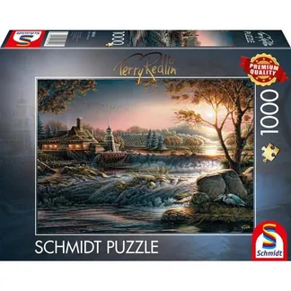 Terry Redlin: Lichter in der Wildnis, Puzzle Terry Redlin: Lichter in der Wildnis, Puzzle