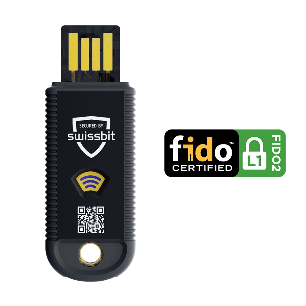 Swissbit iShield Key Pro USB-A/NFC Security Key Retailverpackung – Bild 2