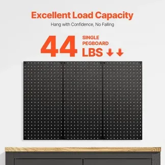 VEVOR Werkzeugwand, 61 x 30 cm, 3er-Set, Stahl-Stecktafel-Wand-Organizer, Werkzeuglochwand für Wohnzimmer, Garage, Werkzeugaufbewahrung, Werkbank, Büroorganisation, Bastelraum, Küche, Zuhause, schwarz VEVOR Werkzeugwand, 61 x 30 cm, 3er-Set, Stahl-Stecktafel-Wand-Organizer, Werkzeuglochwand für Wohnzimmer, Garage, Werkzeugaufbewahrung, Werkbank, Büroorganisation, Bastelraum, Küche, Zuhause, schwarz