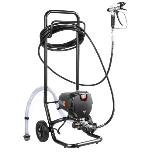 VEVOR Rollbares Airless-Farbspritzgerät, 750 W, 3000 psi, Hocheffizientes Elektrisches Spritzgerät, Farbspritzgeräte Spritzlackiermaschine Hochdruck-Airless-Farbsprühsystem mit 15 m Schlauchlänge – Bild 10