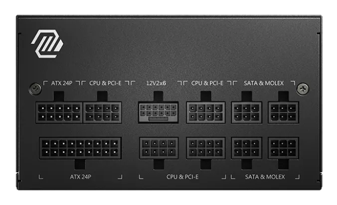 MSI MAG A850GL PCIE5 Netzteil 850 W 20+4 pin ATX ATX Schwarz – Bild 2
