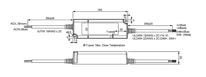 MEAN WELL Netzteil - 24V 60W IP67 DALI2 – Bild 2
