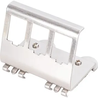 Hutschienenadapter für 3x Keystone Modul Hutschienenadapter für 3x Keystone Modul