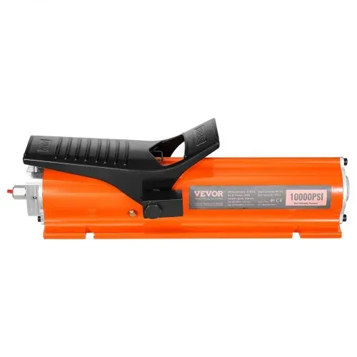 VEVOR 10.000 PSI Lufthydraulikpumpe, 0,69 L Behälter, NPT 3/8 Zoll Auslass, NPT 1/4 Zoll Einlass, luftbetätigte Fußpumpe mit Metallgehäuse, für Präzisionsindustriemaschinen und Luft- & Raumfahrtgeräte – Bild 9