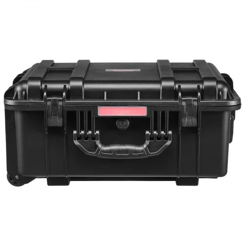 VEVOR 2,5 Kubikfuß Hartschalenkoffer, Hartschale Trolley Koffer mit Rollen & einziehbarem Ziehgriff, IP67 wasserdichte Schutzhülle mit 4 Clips, 4 Vorhängeschlosslöchern und Schaumstoffeinlage – Bild 10