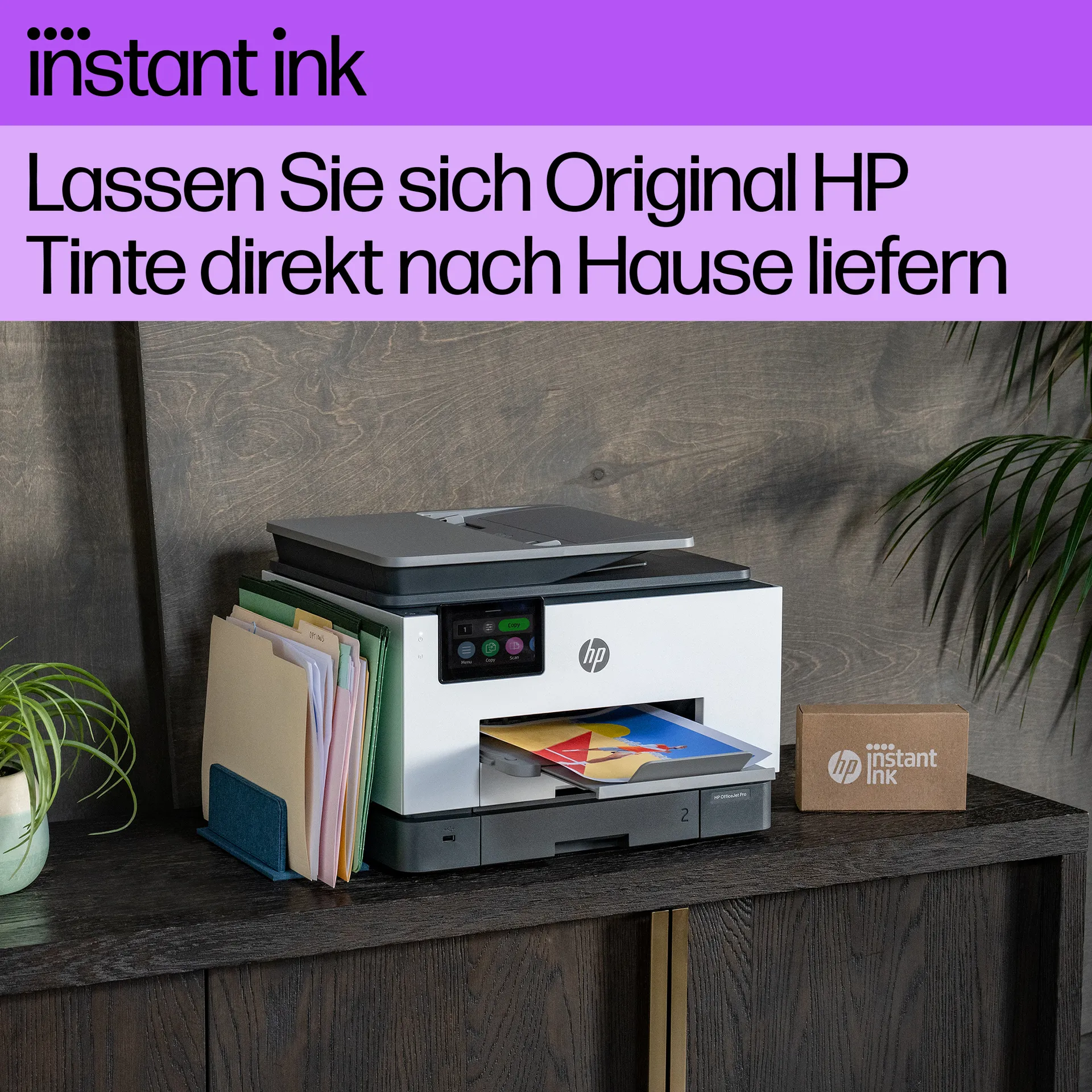 HP OfficeJet Pro 9132e Wireless All-in-One Farbe Drucker, Instant Ink; Beidseitiger Druck – Bild 6