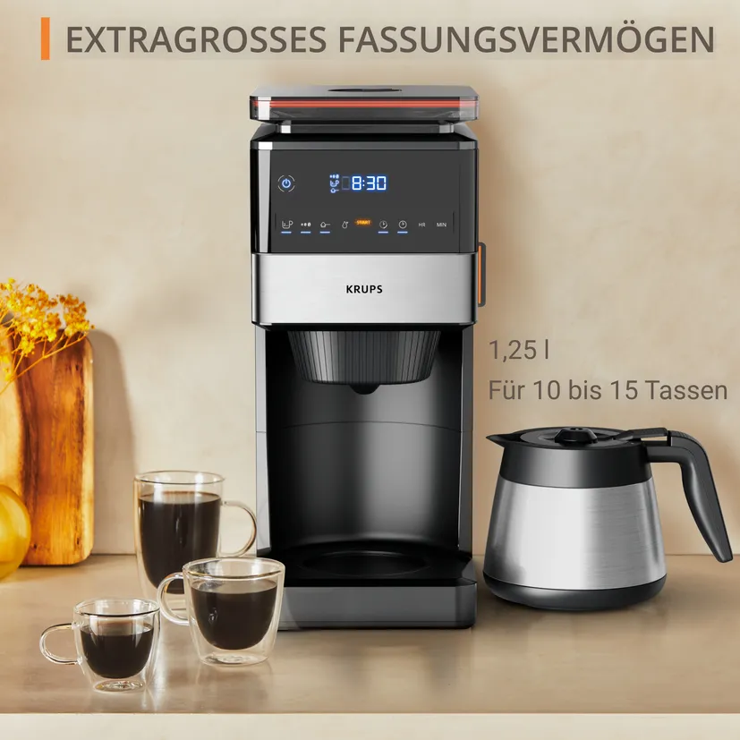 Krups Grind Aroma XL KT8428 Filterkaffeemaschine – Bild 6
