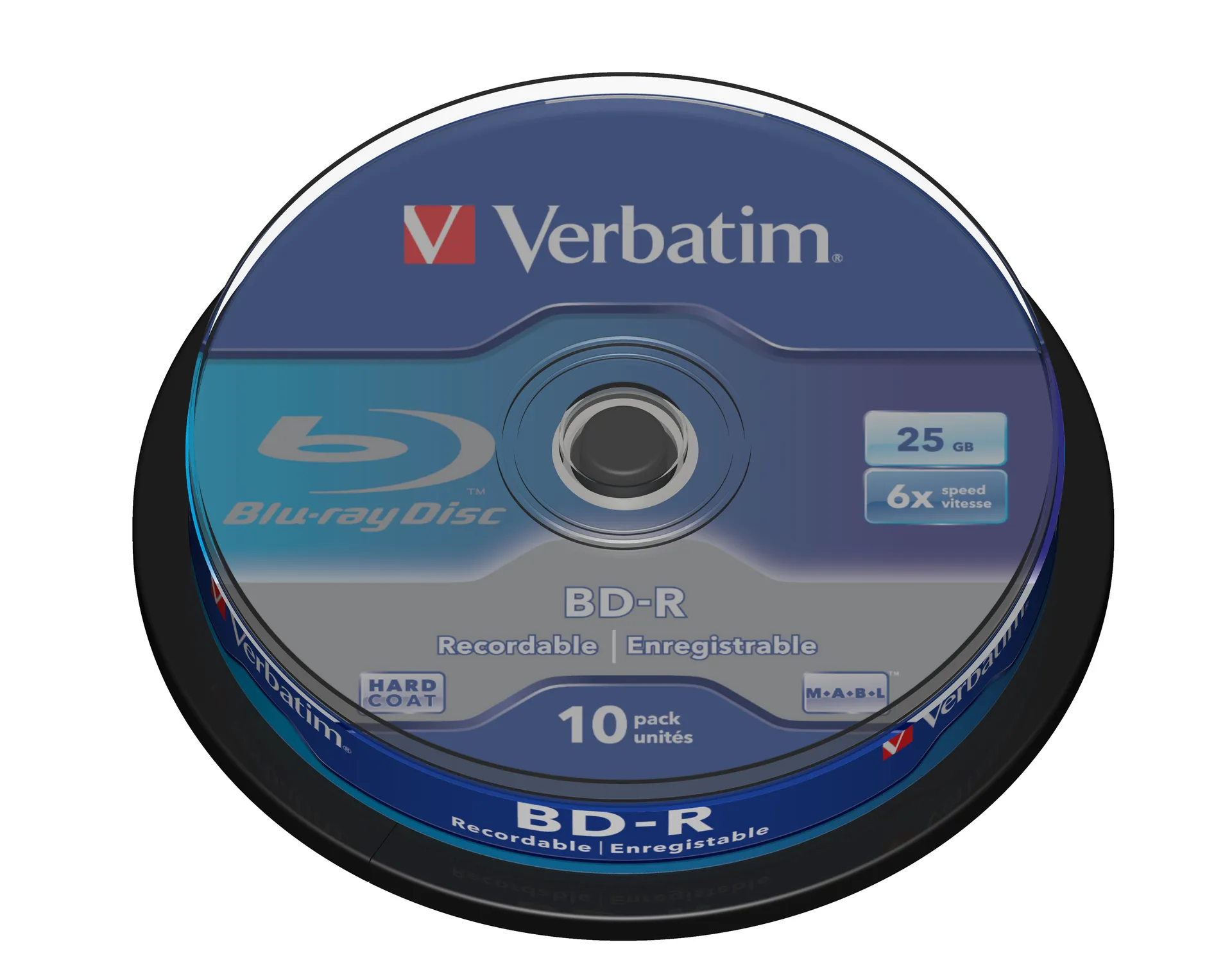 Verbatim BD-R SL 25GB 6 x 10 Pack Spindle 10 Stück(e) Verbatim BD-R SL 25GB 6 x 10 Pack Spindle 10 Stück(e)