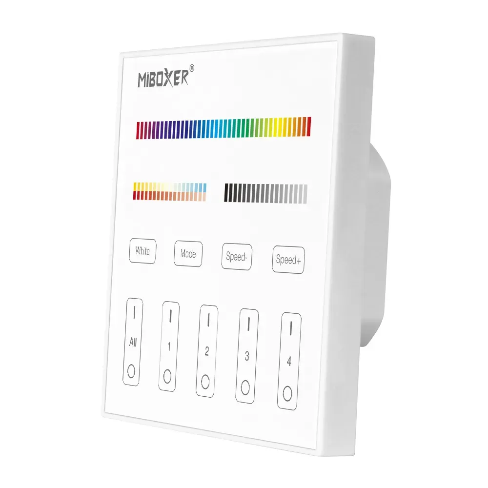 MiBoxer X5 LED DMX 5 in 1 Smart Panel Fernbedienung MiBoxer X5 LED DMX 5 in 1 Smart Panel Fernbedienung
