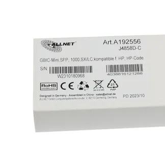 GBIC-Mini,SFP, 1000,SX/LC,kompatible f. HP(Aruba), HP-Code, GBIC-Mini,SFP, 1000,SX/LC,kompatible f. HP(Aruba), HP-Code,