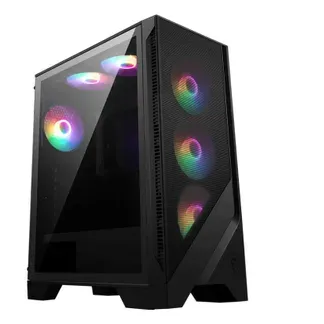 MSI MAG Forge 120A AIRFLOW Midi Tower Schwarz, Transparent MSI MAG Forge 120A AIRFLOW Midi Tower Schwarz, Transparent