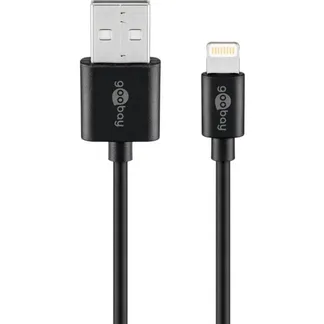 USB 2.0 Adapterkabel, USB-A Stecker > Lightning Stecker USB 2.0 Adapterkabel, USB-A Stecker > Lightning Stecker