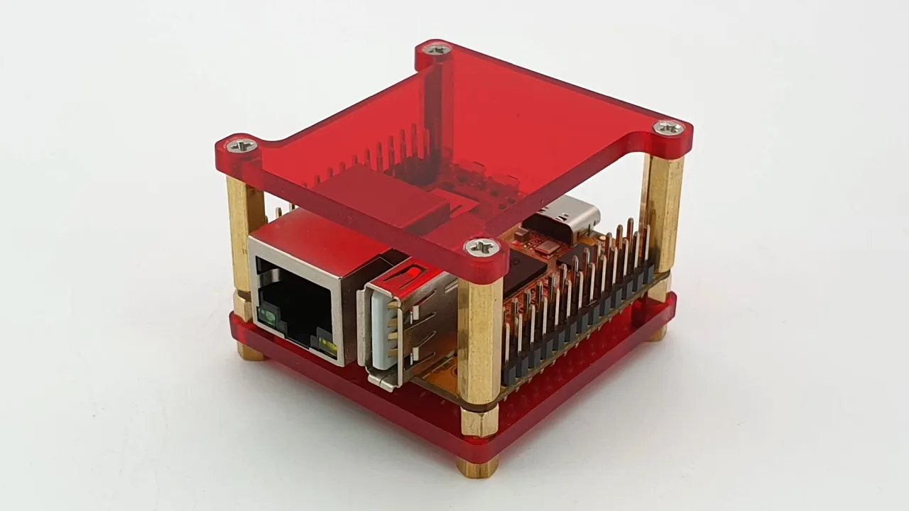 Rock Pi S – Allnet Acryl Gehäuse – Rot Rock Pi S – Allnet Acryl Gehäuse – Rot