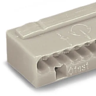 Wago Serie 243- 8-Leiter-Micro-Klemme (50 Stück) lichtgrau Wago Serie 243- 8-Leiter-Micro-Klemme (50 Stück) lichtgrau