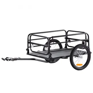 VEVOR Fahrradanhänger, 72 kg Tragkraft, robuster Fahrradwagen, kompakte Aufbewahrung und Schnellverschluss mit Universalkupplung, 40,6 cm Räder, passend für 55,9–71,1 cm große Fahrradräder VEVOR Fahrradanhänger, 72 kg Tragkraft, robuster Fahrradwagen, kompakte Aufbewahrung und Schnellverschluss mit Universalkupplung, 40,6 cm Räder, passend für 55,9–71,1 cm große Fahrradräder