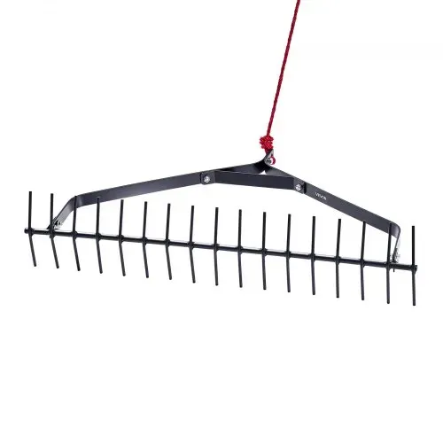 VEVOR Teichrechen 810x495x165 m, doppelseitiger Unkrautentfernungswerkzeug aus Eisen, leichter Teichpflanzenschneider mit 9 m Seil, kein Zusammenbau erforderlich, für Teich, See, Bach – Bild 8