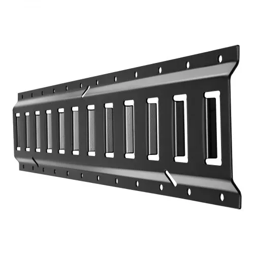 VEVOR E-Track-Zurrschienen-Set, 4er-Pack 0,6 m E-Track-Schienen, 20 Stk, inkl. 2 Ratschengurten & 4 O-Ringen & 4 Zurrgurten mit D-Ring & 2 Einzelschlitzen & 8 Endkappen, für Garagen, Lieferwagen – Bild 10