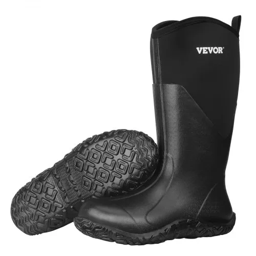 VEVOR Gummistiefel, Schutzschuhe, Arbeitsschuhe, rutschfeste Stiefel, isolierte Schlammstiefel, Arbeitsstiefel, ideal zum Wandern, Angeln, oder für die Gartenarbeit, Größe 11 US VEVOR Gummistiefel, Schutzschuhe, Arbeitsschuhe, rutschfeste Stiefel, isolierte Schlammstiefel, Arbeitsstiefel, ideal zum Wandern, Angeln, oder für die Gartenarbeit, Größe 11 US