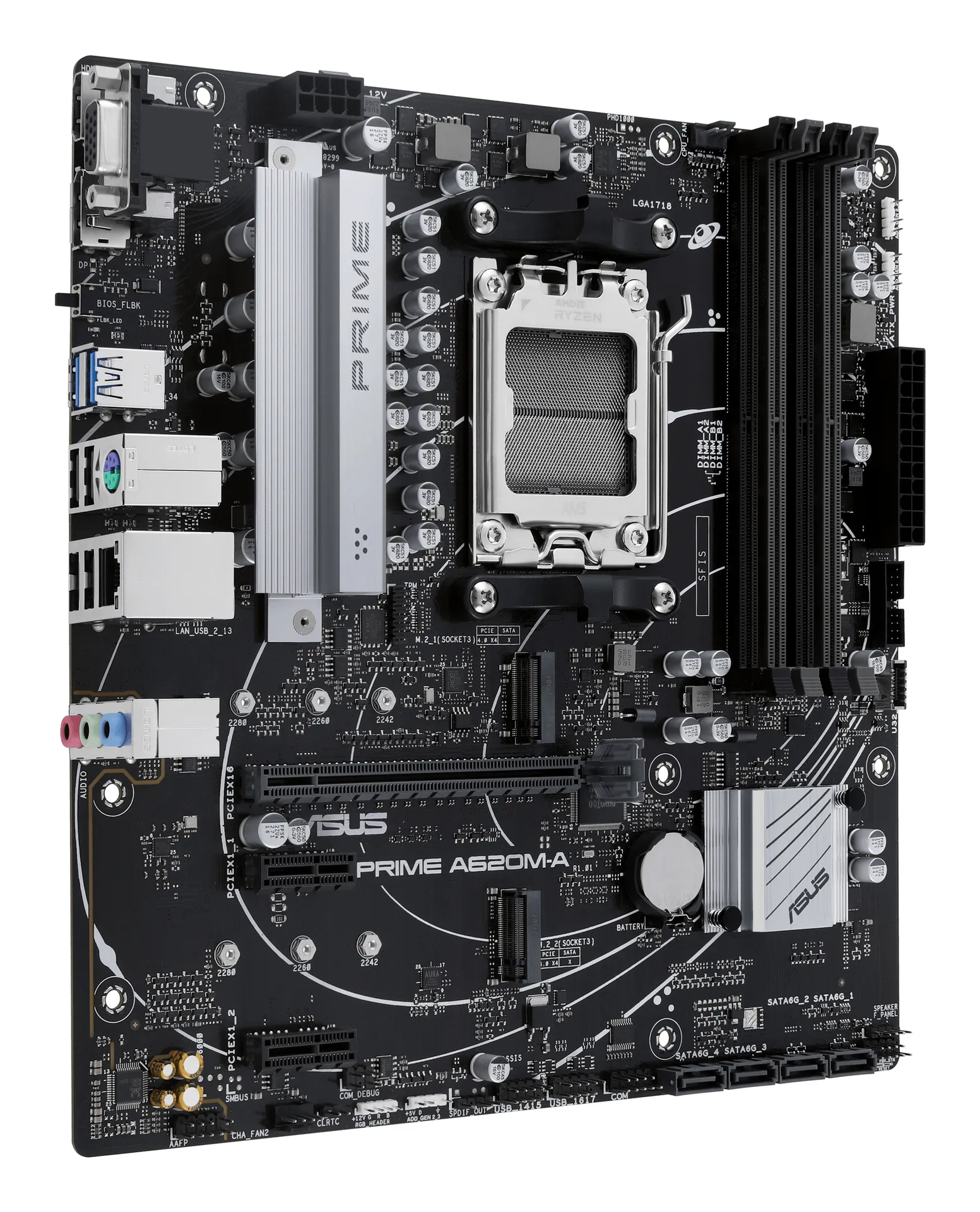ASUS PRIME A620M-A-CSM AMD A620 Sockel AM5 micro ATX – Bild 3