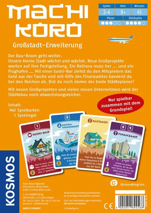 Kosmos Machi Koro - Großstadt-Erweiterung – Bild 2