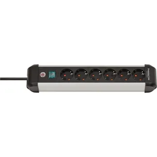 Premium-Alu-Line Steckdosenleiste 6-fach Premium-Alu-Line Steckdosenleiste 6-fach