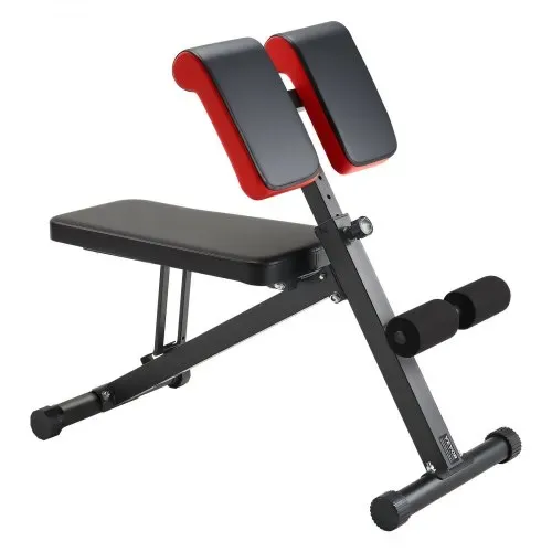 VEVOR multifunktionale Hantelbank für Ganzkörpertraining, Hyperextensionsbank Rückenverlängerung römischer Stuhl 150 kg belastbare verstellbare und faltbare Rückentrainer Heim-Fitnessstudio – Bild 8