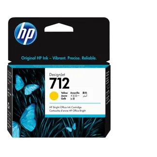 HP 712 Gelb DesignJet Druckerpatrone, 29 ml HP 712 Gelb DesignJet Druckerpatrone, 29 ml
