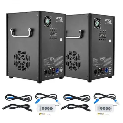 VEVOR 2x Funkenmaschine 700 W Pyrotechnikmaschine Aluminiumlegierung Feuerwerksmaschine DMX Controller Einstellbar 2–5m Cold Spark Machine 7 min pro Nachladen Ideal für Hochzeit, DJ Show, Partys – Bild 8