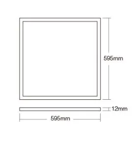 MiBoxer FUTL01 LED Panel 600*600 40W RGB-WW (RGB-CCT) – Bild 2