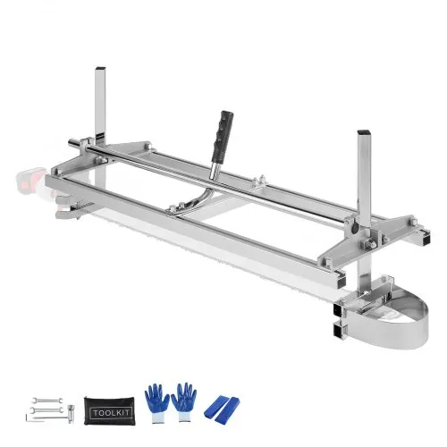 VEVOR Tragbares Sägewerk Stahl Kettensägenmühle Sägemühle 5,08–300mm Schnittstärke Geeignet für 355-914mm Kettensägeschienen ein flexibles Schneidführungssystem für Bauarbeiter, Holzarbeiter VEVOR Tragbares Sägewerk Stahl Kettensägenmühle Sägemühle 5,08–300mm Schnittstärke Geeignet für 355-914mm Kettensägeschienen ein flexibles Schneidführungssystem für Bauarbeiter, Holzarbeiter