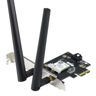 ASUS PCE-AX1800 BT5.2 Eingebaut WLAN / Bluetooth 1775 Mbit/s ASUS PCE-AX1800 BT5.2 Eingebaut WLAN / Bluetooth 1775 Mbit/s