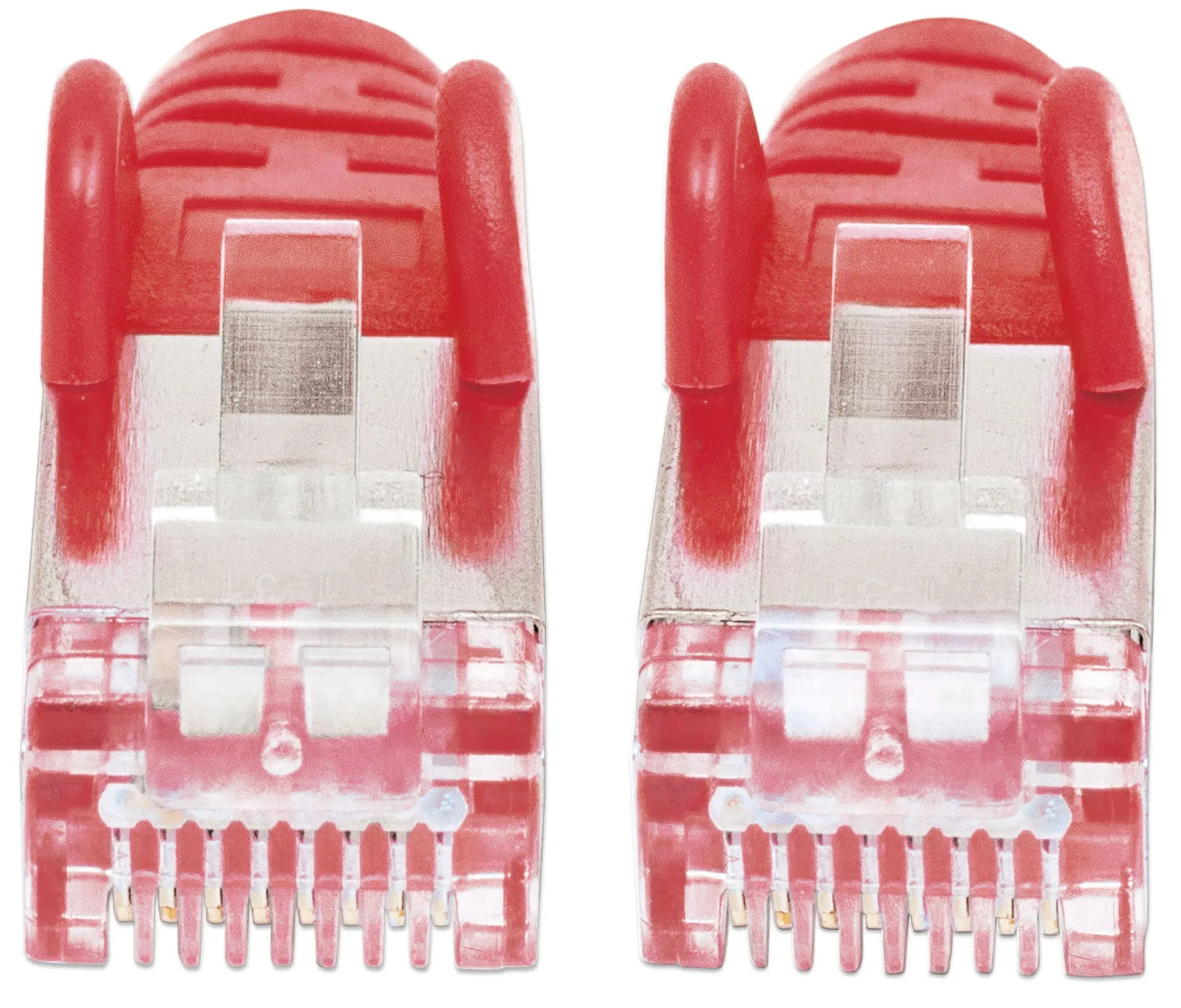 Intellinet Premium Netzwerkkabel, Cat6, S/FTP, 100% Kupfer, Cat6-zertifiziert, LS0H, RJ45-Stecker/RJ45-Stecker, 5,0 m, rot – Bild 3