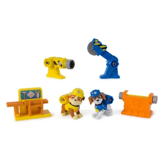 Rubble & Crew Power Tool Pups – Spielset mit 2 Hundefiguren Rubble und Wheeler, 2 Bauwerkzeugen und Bauzubehör Rubble & Crew Power Tool Pups – Spielset mit 2 Hundefiguren Rubble und Wheeler, 2 Bauwerkzeugen und Bauzubehör