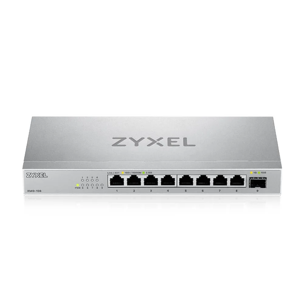 Zyxel XMG-108 Unmanaged 2.5G Ethernet (100/1000/2500) Silber – Bild 3