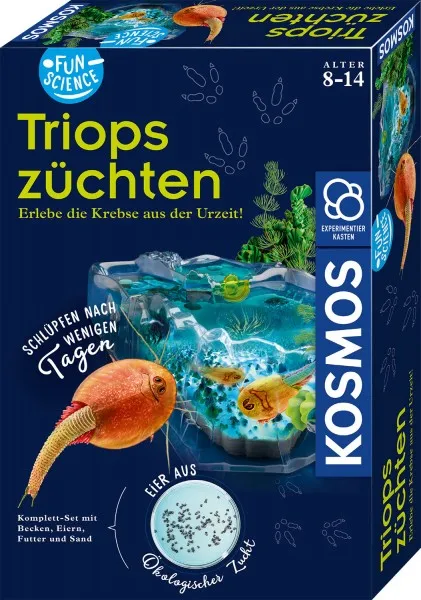 Kosmos Fun Science Triops züchten Erlebe die Krebse aus der Urzeit! Kosmos Fun Science Triops züchten Erlebe die Krebse aus der Urzeit!