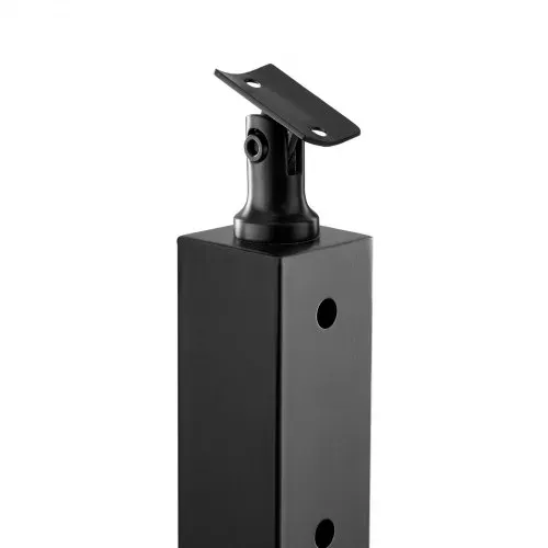 VEVOR Kabelgeländerpfosten, 1067x50,8x50,8 mm, Kabel-Treppengeländerpfosten, vorgebohrte horizontale Löcher, Edelstahl SUS304, für Handlauf, Balustrade, schwarz, 1JZLGZXHS106AWJO6001V0 – Bild 10