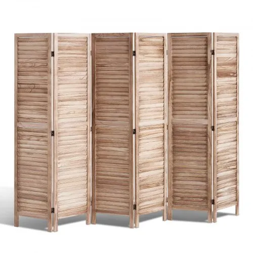 VEVOR Raumteiler Paravent aus Holz 6-teiliger faltbarer Sichtschutz, 242 cm langer Raumteiler, tragbarer Dekorationsschirm zur Raumtrennung mit europäischem Still für Zuhause Restaurant Schlafzimmer VEVOR Raumteiler Paravent aus Holz 6-teiliger faltbarer Sichtschutz, 242 cm langer Raumteiler, tragbarer Dekorationsschirm zur Raumtrennung mit europäischem Still für Zuhause Restaurant Schlafzimmer