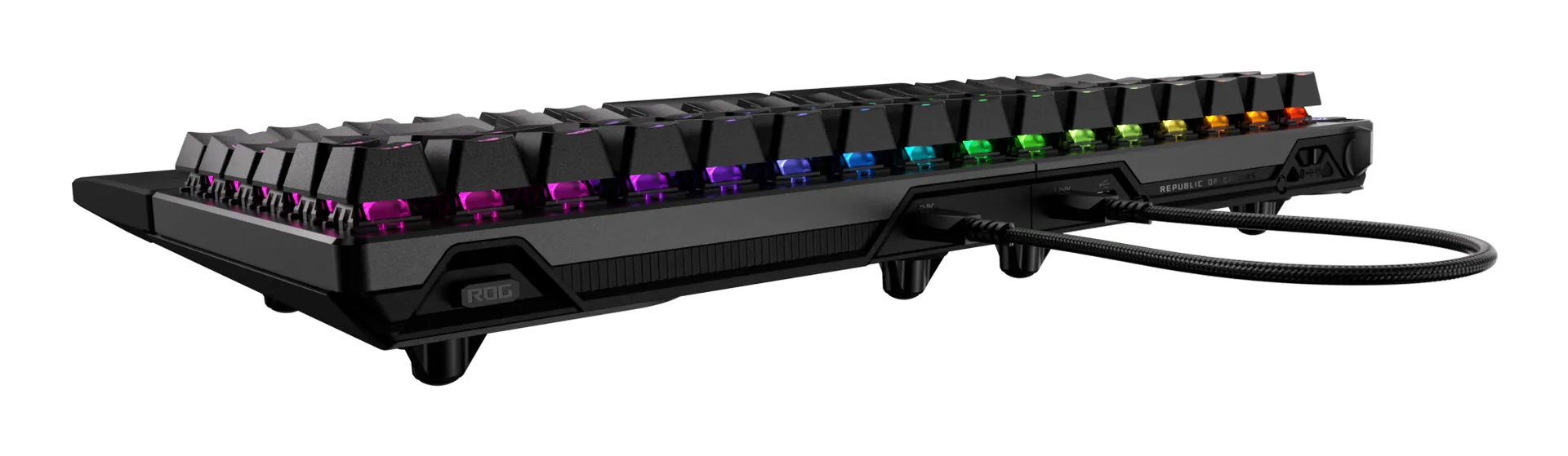 ASUS ROG Falcata Tastatur Gaming USB + RF Wireless + Bluetooth QWERTZ Deutsch Schwarz – Bild 6