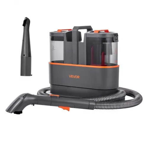 VEVOR Teppichreinigungsmaschine 1,5 L Frischwassertank & 0,8 L Schmutzwassertank, tragbarer Polsterreiniger, 11,5 kPa Waschsauger Fleckentiefenreiniger für Teppich Couch Haushaltsreinigung VEVOR Teppichreinigungsmaschine 1,5 L Frischwassertank & 0,8 L Schmutzwassertank, tragbarer Polsterreiniger, 11,5 kPa Waschsauger Fleckentiefenreiniger für Teppich Couch Haushaltsreinigung