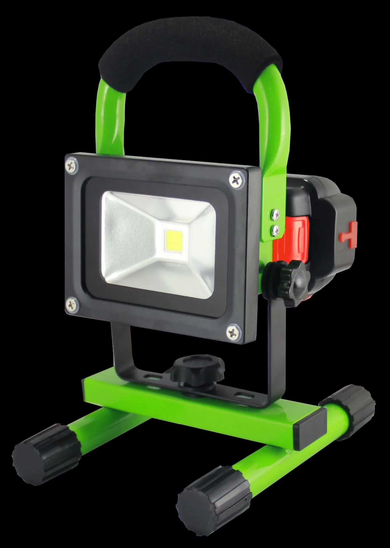 Synergy 21 LED AKKU Baustrahler 10W grün/kaltweiß slider – Bild 2