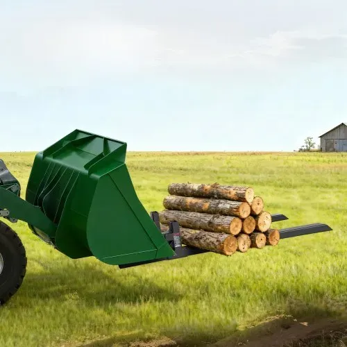 VEVOR Palettengabeln, 1814 kg Gabelträger zum Anklemmen, 1490 mm Gesamtlänge, Gabelzinken mit verstellbarer Stabilisatorstange für Traktoranbaugeräte, Ladeschaufel & Kompaktlader, Schwarz – Bild 7