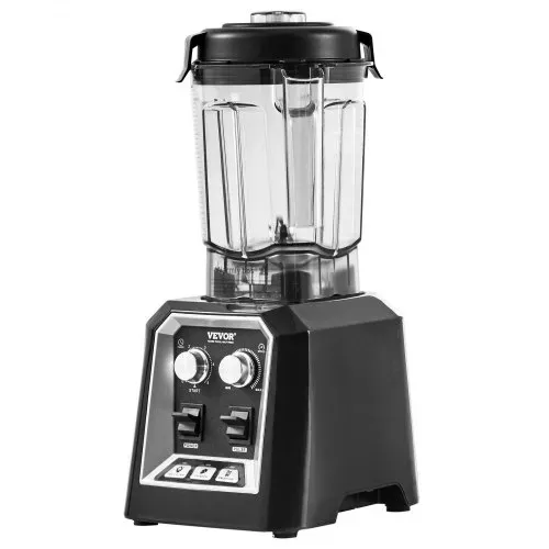 VEVOR Mixer kommerzieller Standmixer 2200 W mit Behälter aus Kunststoff, Hochleistungsmixer Power Profi Mixer Küchenmixer mit 3 Funktionen, für gefrorene Getränke Shakes Smoothies und Crush Ice, schwarz – Bild 8